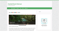 Desktop Screenshot of marlothbushretreat.com
